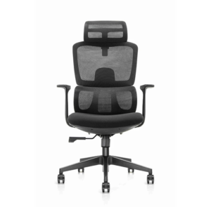 Orthorpedic Office Chair Fixed Arms Nylon Base