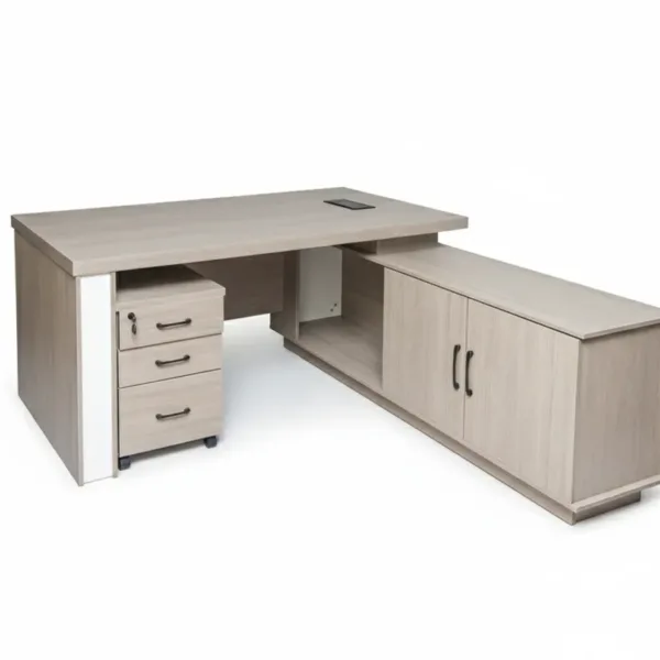 Executive Office Desk 1.6M With Movable Pedestals BT-1601