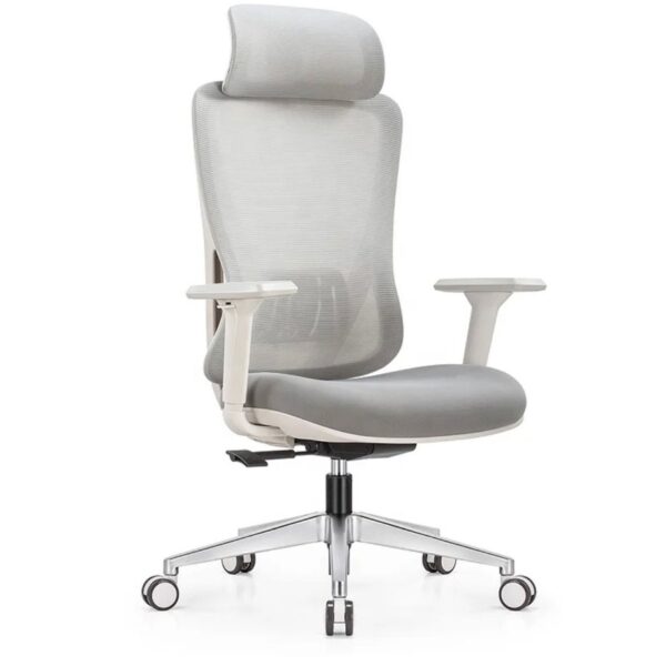 Grey Orthopedic Office Chair J163G