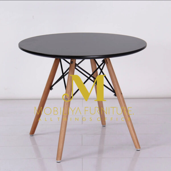 Side Table-Black Glass C88