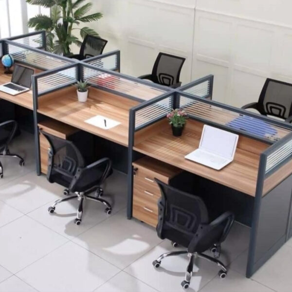6way workstation with movable drawers