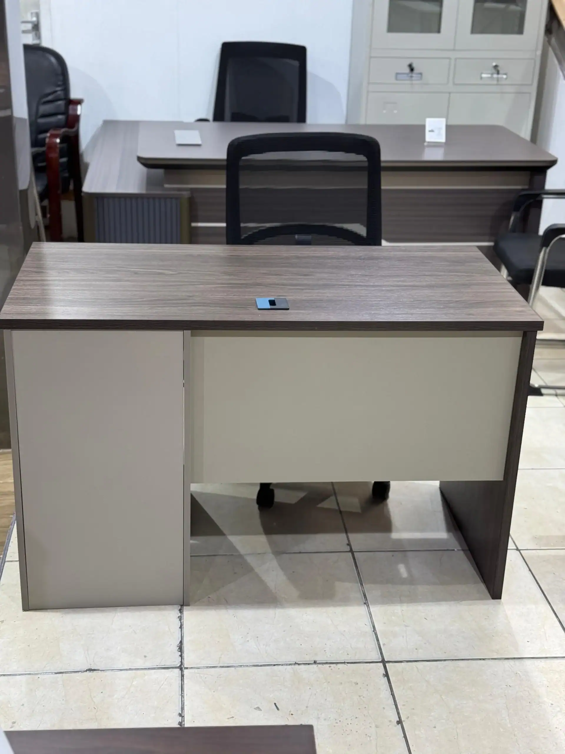 1.2M Office Desk with Safe Combination 1207 (Light) - Image 2